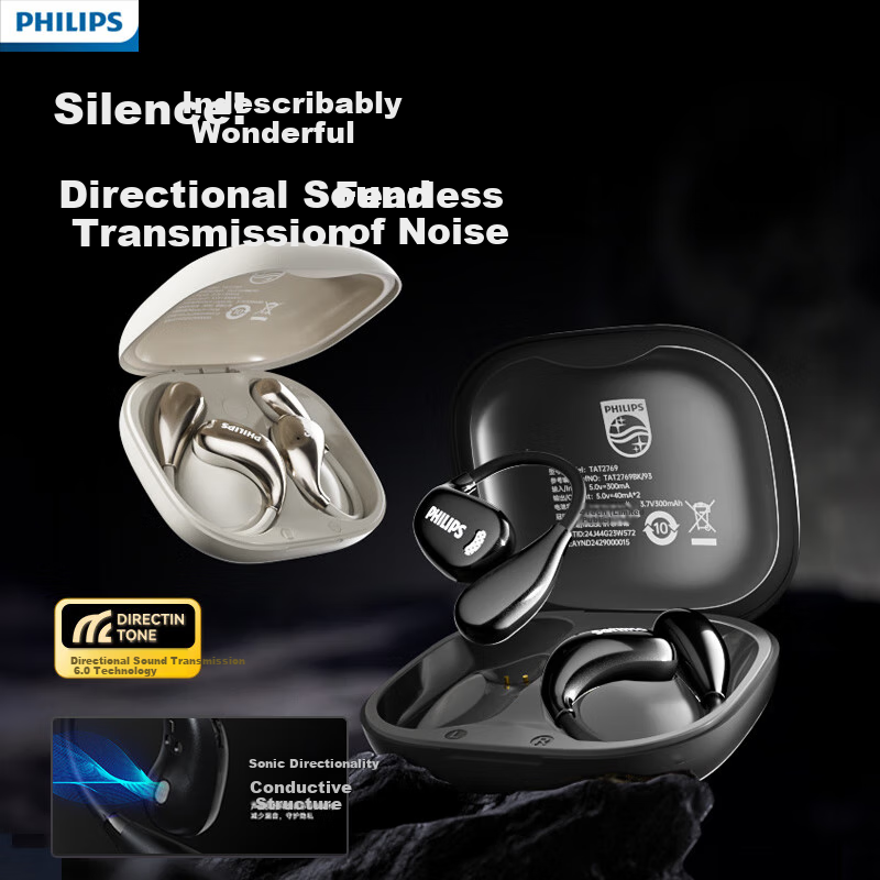 PHILIPS Open-Ear Sports Bluetooth Headphones