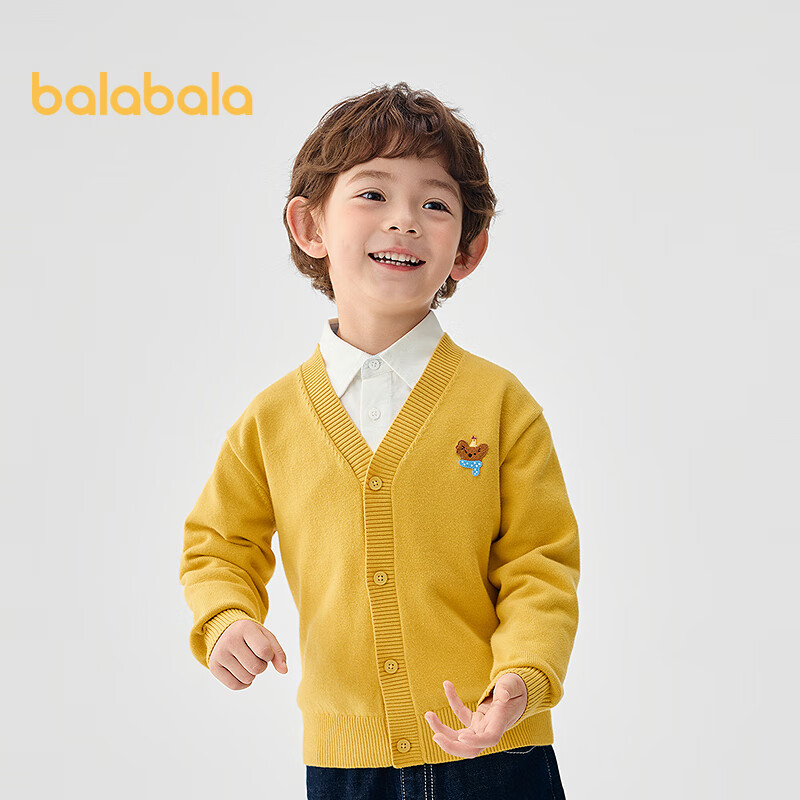 BALABALA Kids Sweater, Cozy Cardigan for Boys & Girls