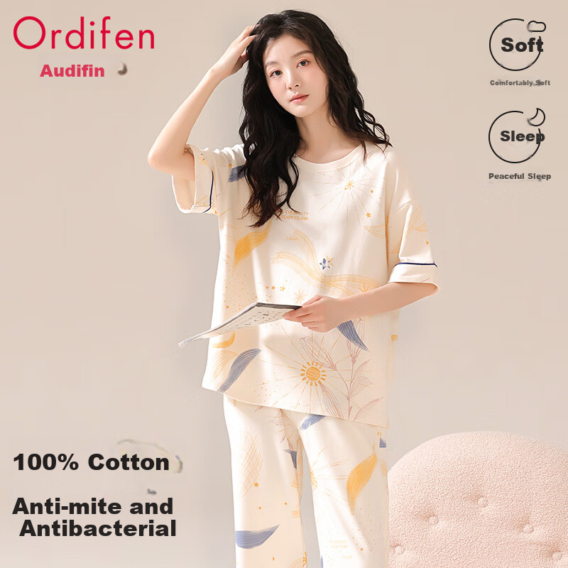 Ordifen Women's Cotton Pajamas