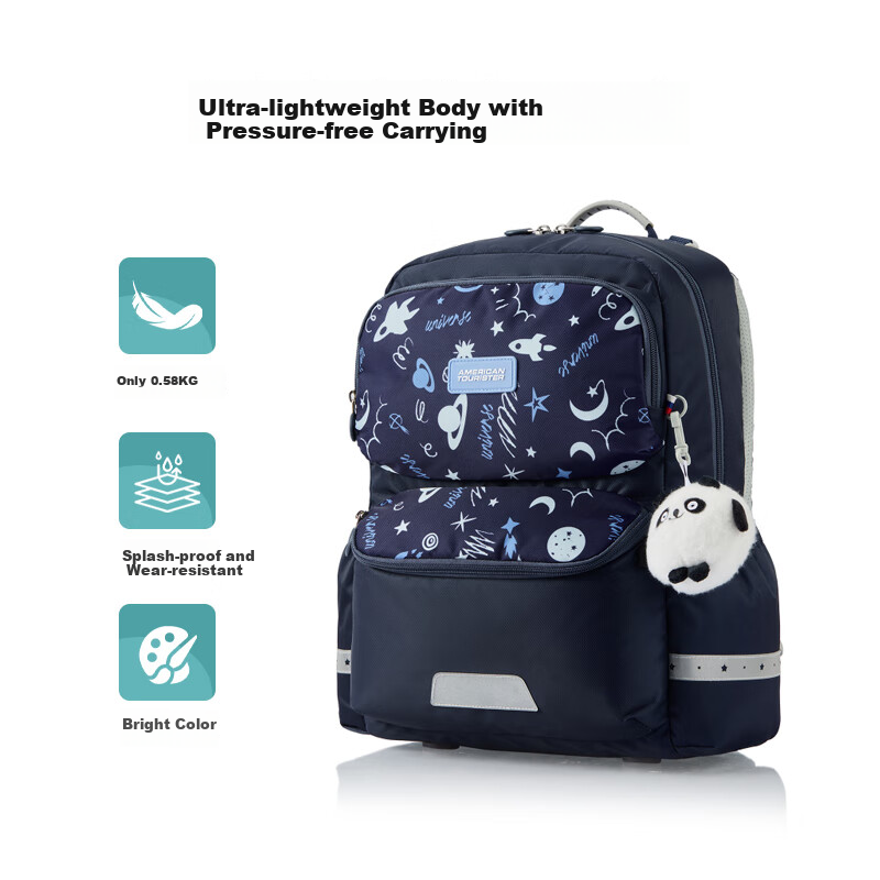 AmericanTourister Boys' Comfortable Backpack for 5th-6th Grade