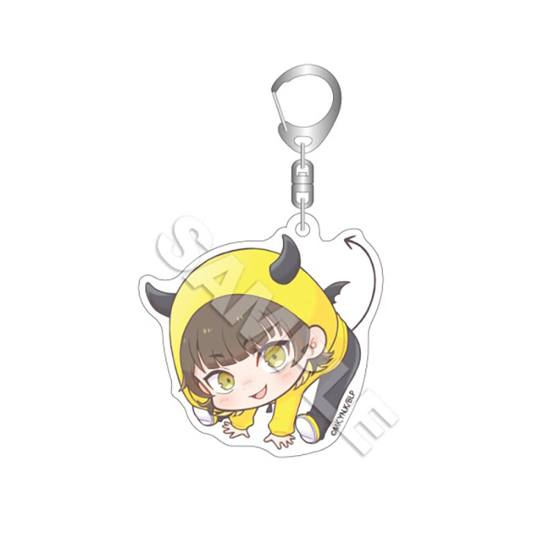 Y LINE Blue Prison Little Devil Keychain