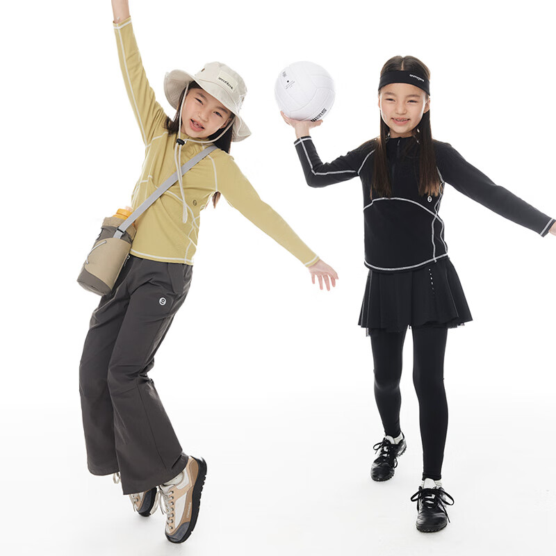 Onmygame Girls' Long-Sleeve Antibacterial T-Shirt