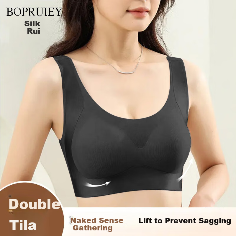 BOPRUIEY Push-Up Bra - Lift-Up Seamless Anti-Sagging