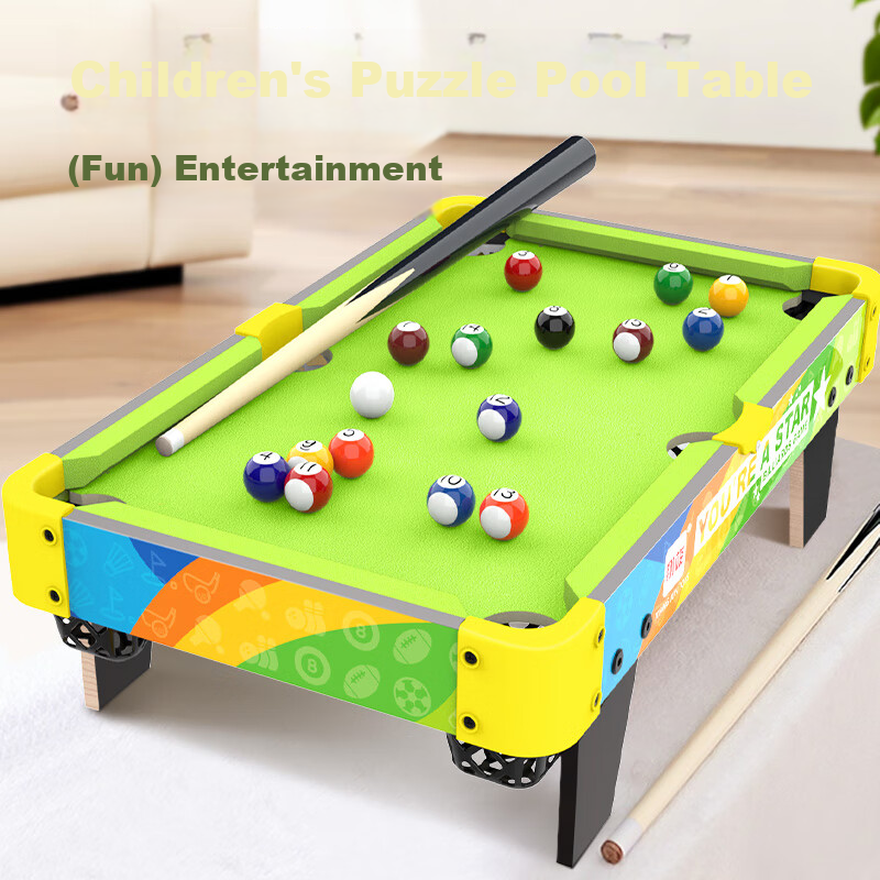 Xiangjun Kids Wooden Pool Table with 8-Ball
