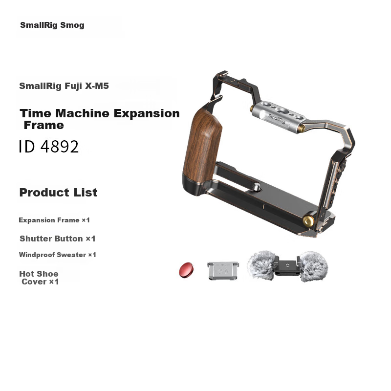 SmallRig 4892 Fuji X-M5 L-Shaped Grip with Leather Thumb Grip