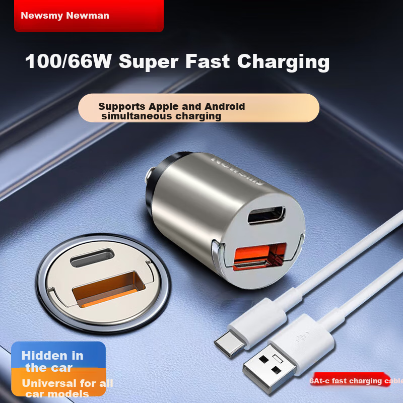 Newsmy Car Charger 100W Super Fast PD