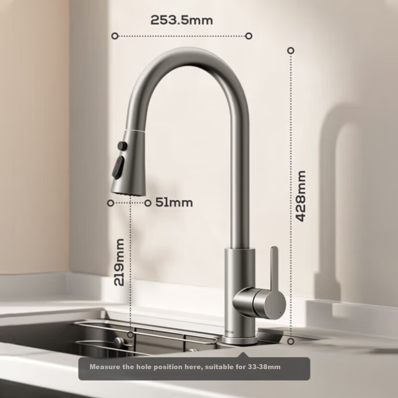 ARROW 304 Stainless Steel Hot and Cold Water Faucet