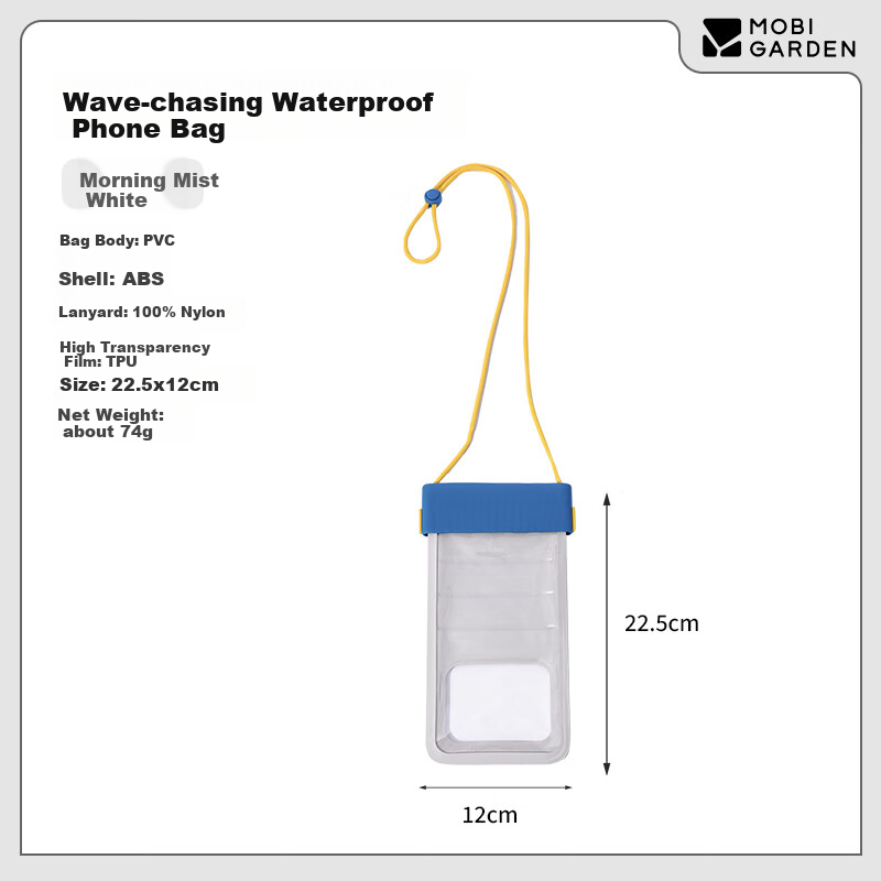 MOBIGARDEN Waterproof Buoyancy Phone Case - Touchscreen Compatible