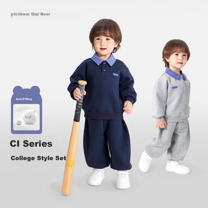 ciciibear College Style Baby Sweatshirt