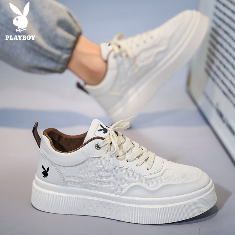 PLAYBOY Men's Thick-Soled Casual Sneakers 2025