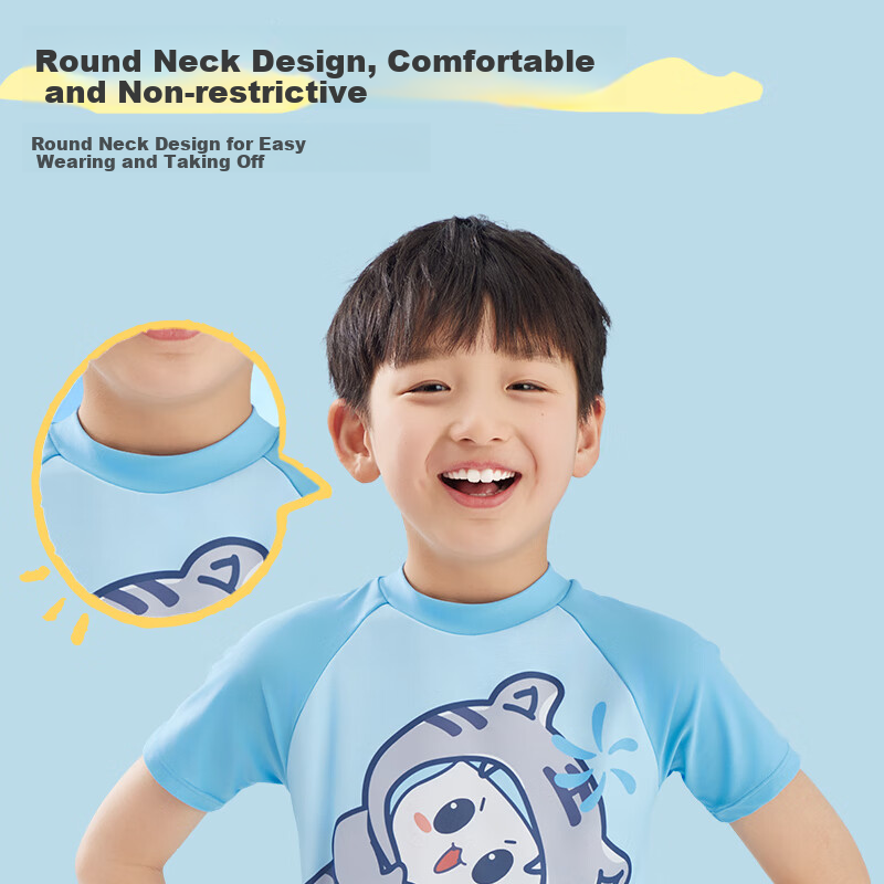 LI-NING Kids Swimwear Boys Two-Piece Set