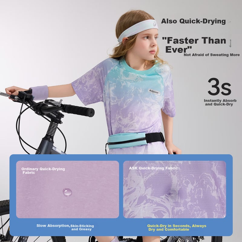 ASK JUNIOR Kids Quick-Dry Summer Set