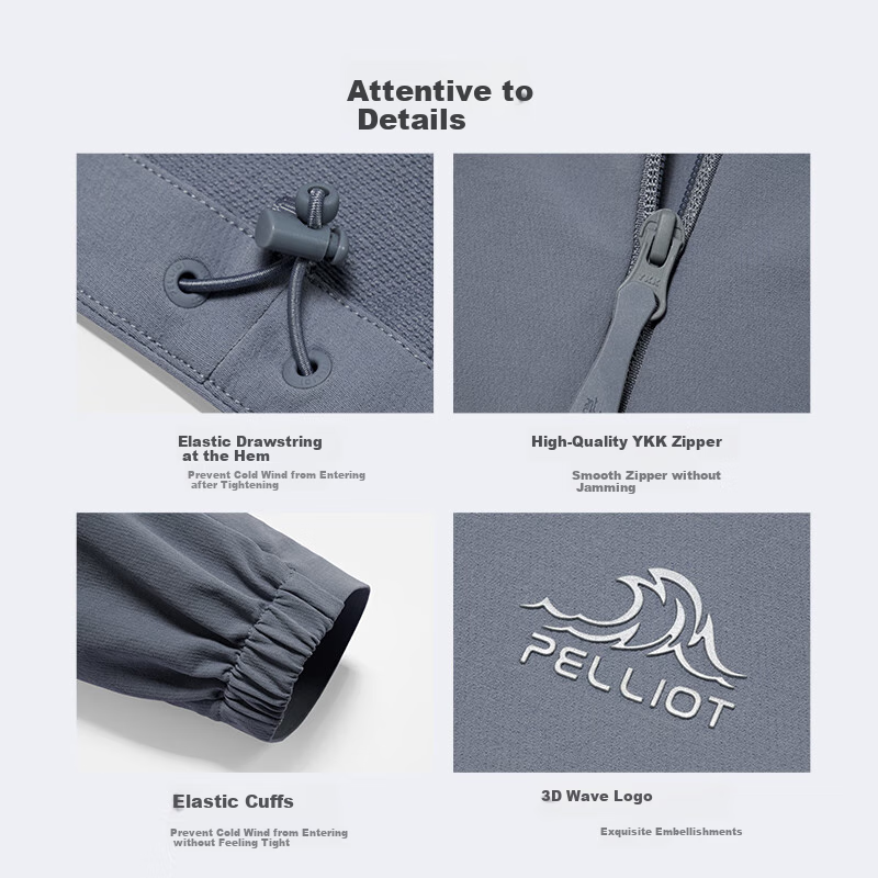 Pelliot Outdoor Windproof Soft Shell Jacket