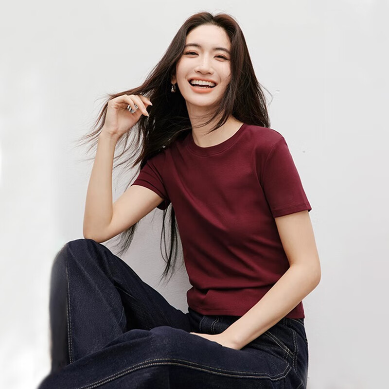 Bieyu Women's Slim Fit T-Shirt