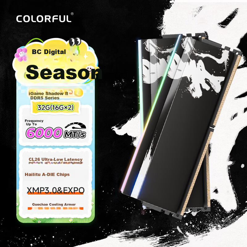 Colorful DDR5 6000 RGB Memory 32GB Kit