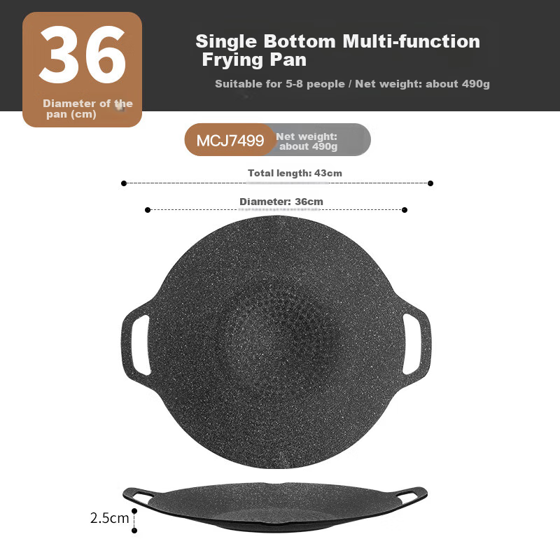 Maxcook Aluminum Alloy Grill Pan for Open Flame