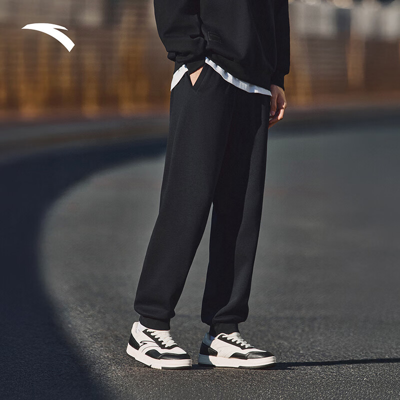 ANTA Fleece-Lined Sweatpants for Men