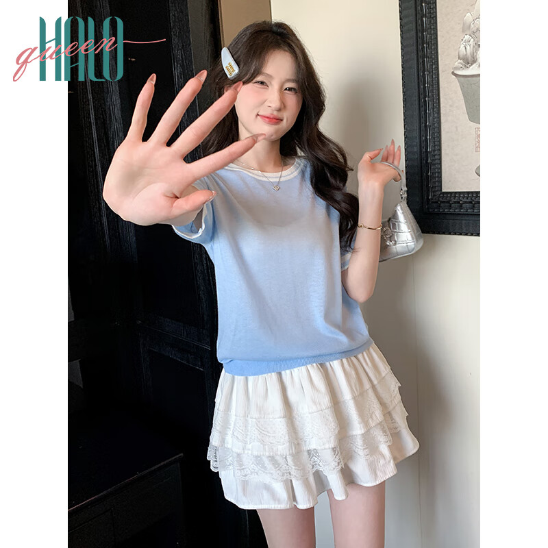 Halo Queen Women's Knitted T-Shirt