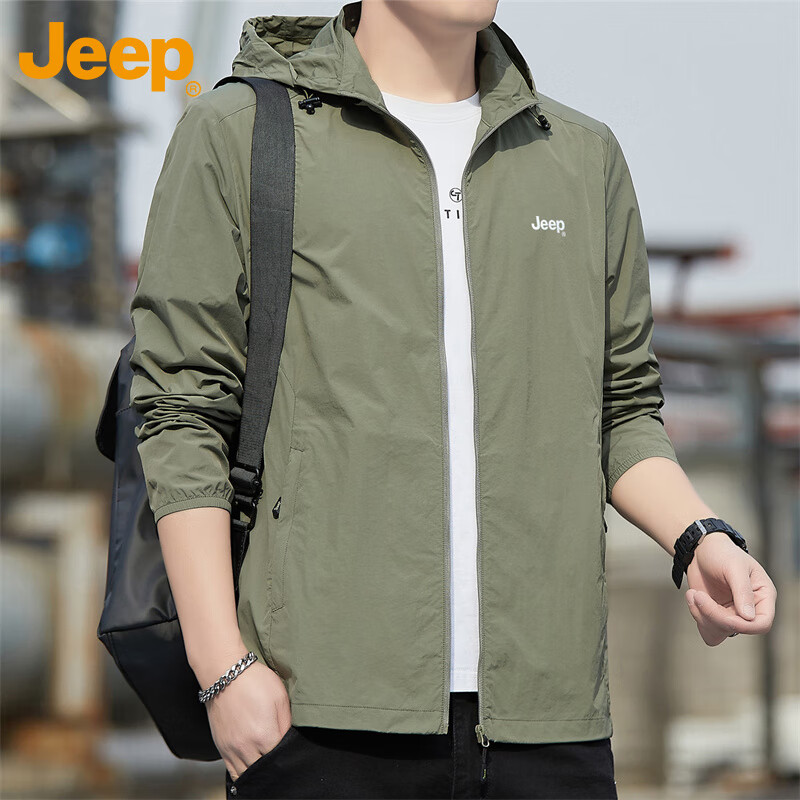 JEEP Men's Sun Protection Ice Silk Jacket