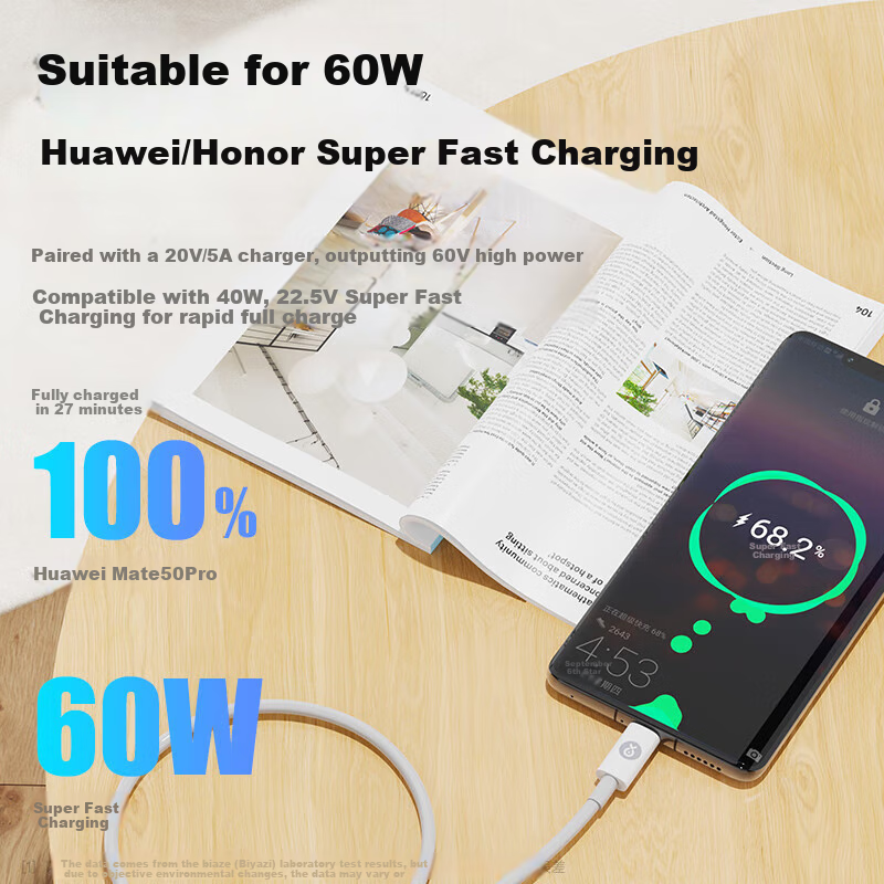 BIAZE Dual-Head Type-C Apple Charging Cable