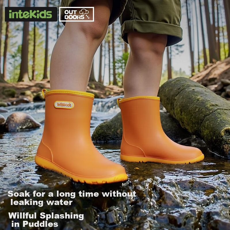 TIANTIANZAI Kids' Waterproof Rain Boots