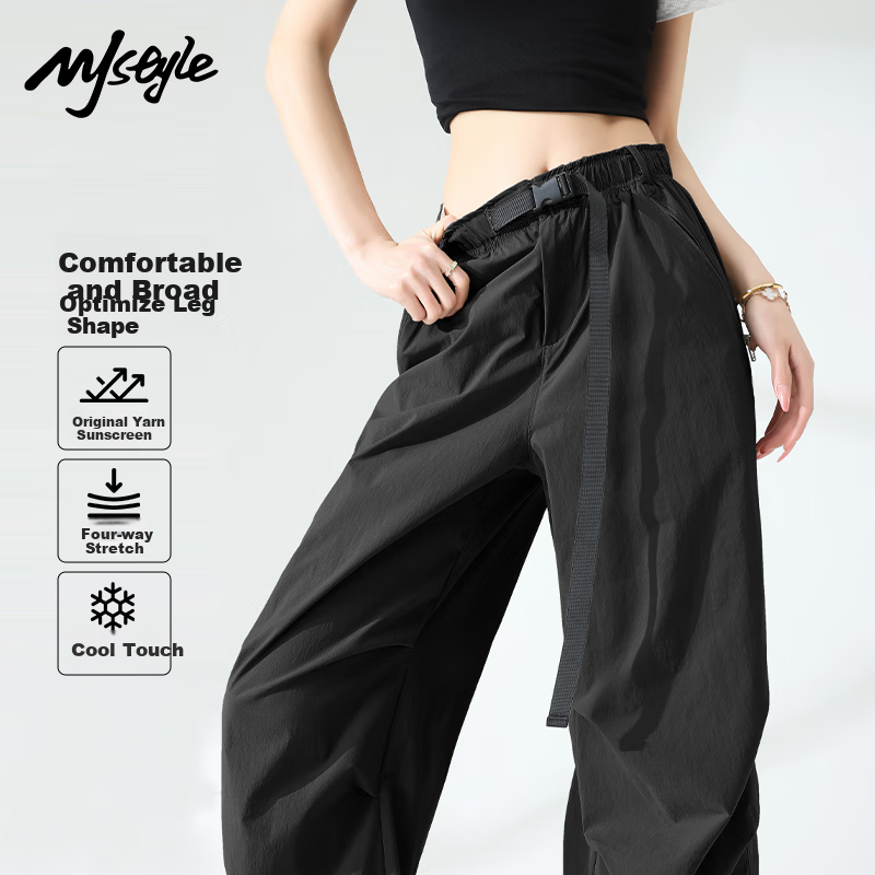 MJ STYLE Women's Functional Cargo Pants