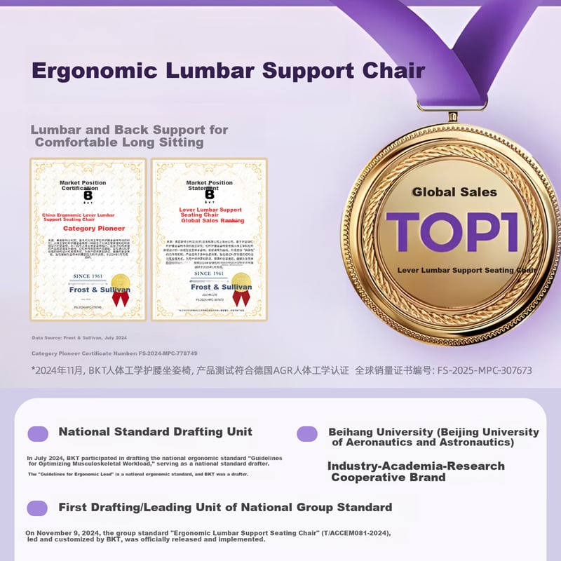 BKT Extra Large Lumbar Support Cushion