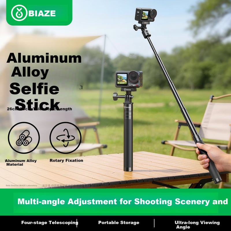 BIAZE DJI Action 6/5 Pro/4 Gimbal Selfie Stick