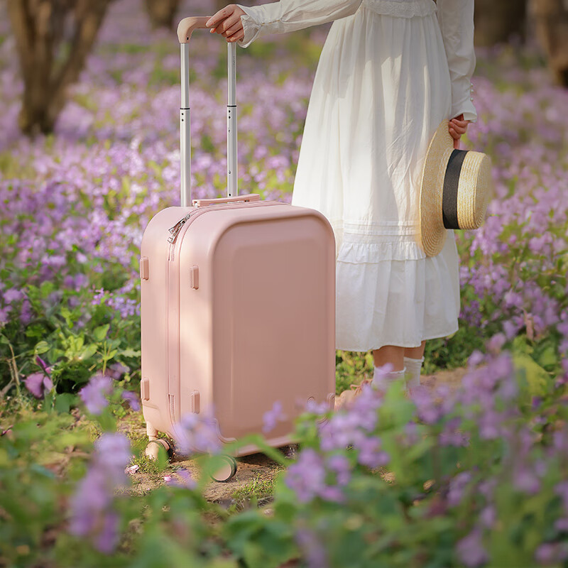 OWAS 24-Inch Drunk Nude Pink Travel Trolley