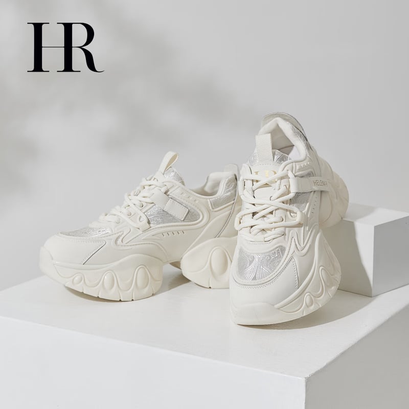 HRHR Winter Dad Sneakers with Thick Sole