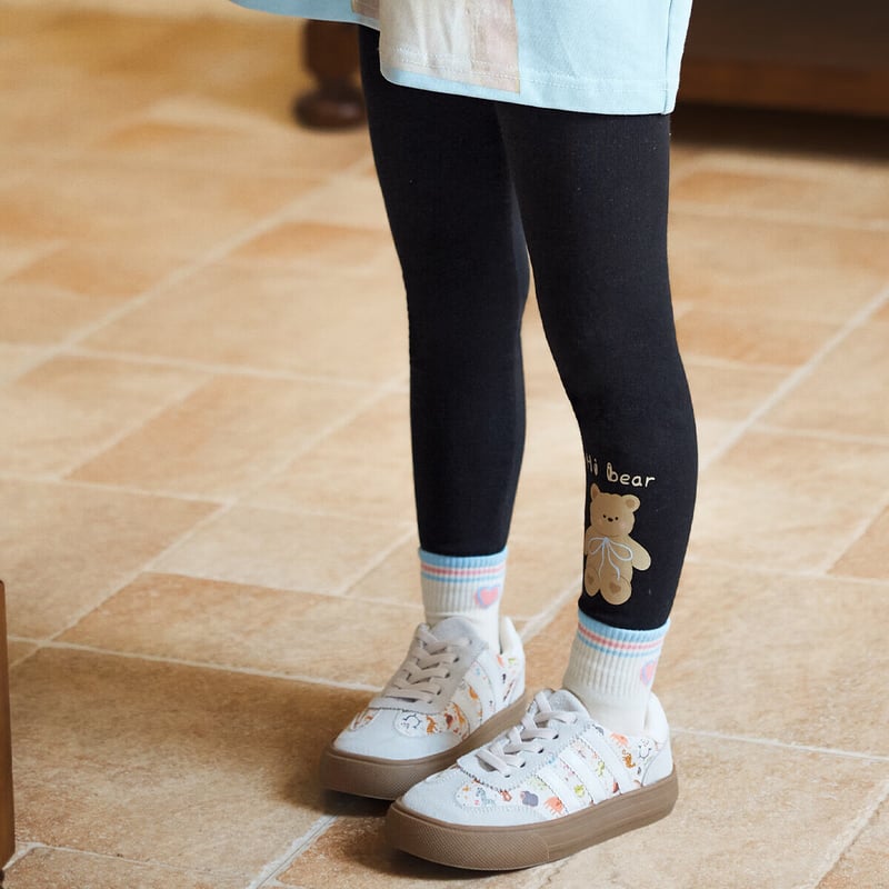 LUSON Okids Little O Soft Autumn Leggings for Girls