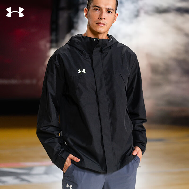Under Armour Men's Windproof Sports Jacket - Black