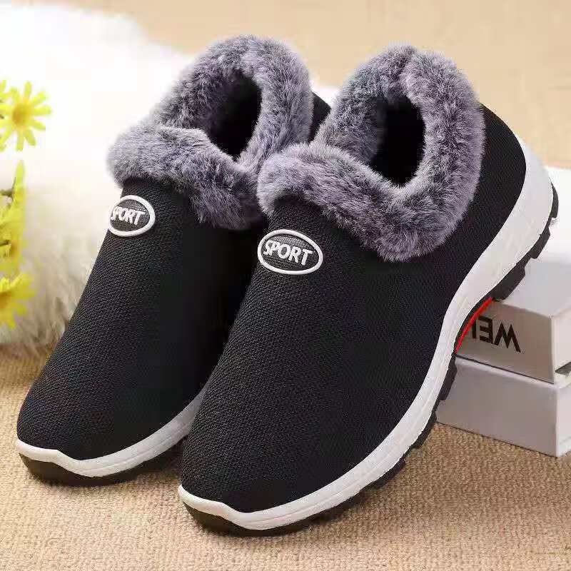 FOOTOPPO Women's Warm Winter Slip-On Shoes