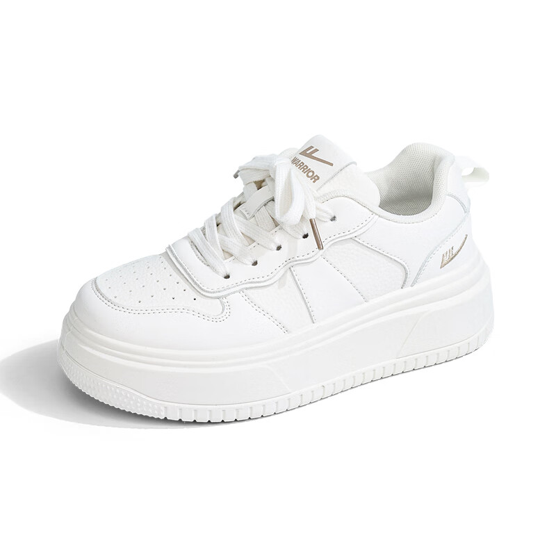 Warrior White Sneakers Women's 2025 Autumn Winter Style
