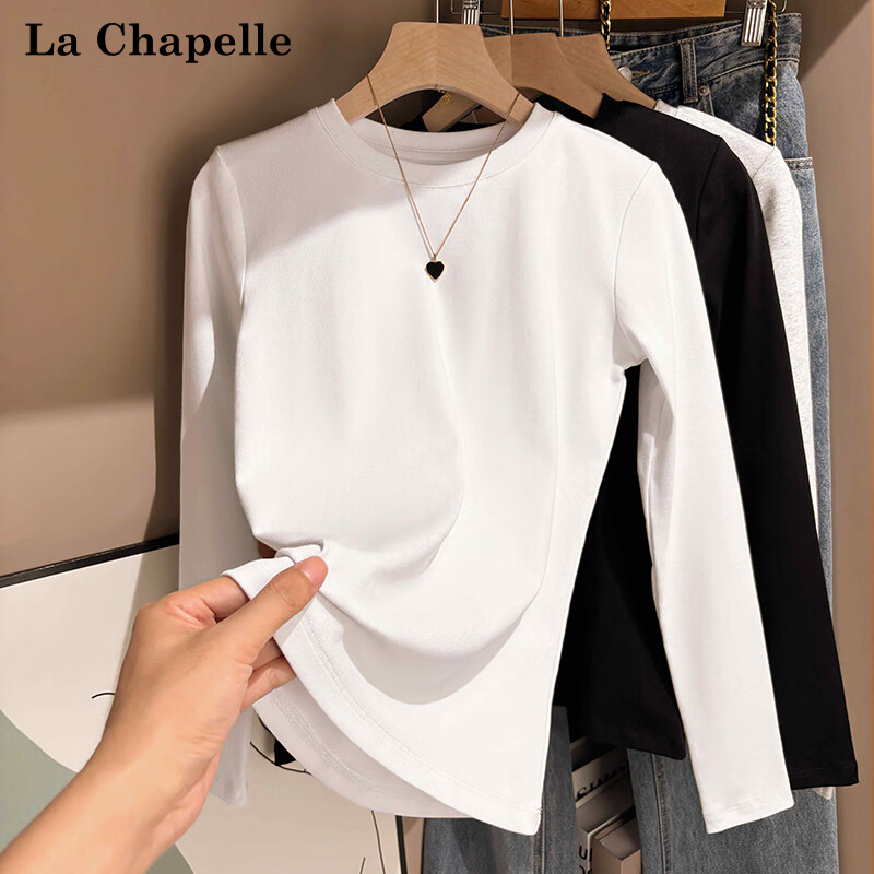 La Chapelle Women's Slim Fit Long Sleeve T-Shirt