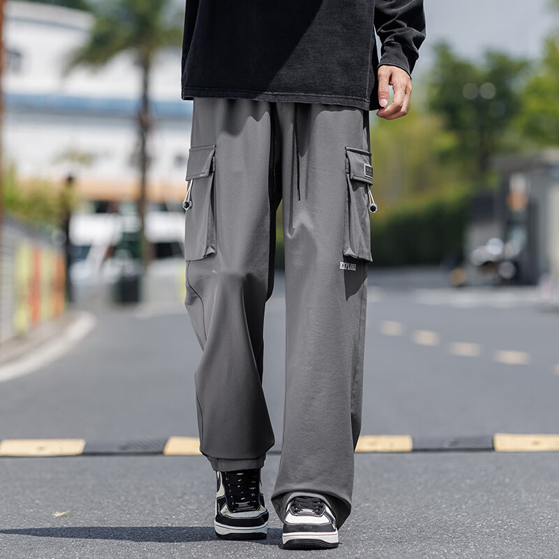 SWAMP AREA Men's Loose Cargo Pants