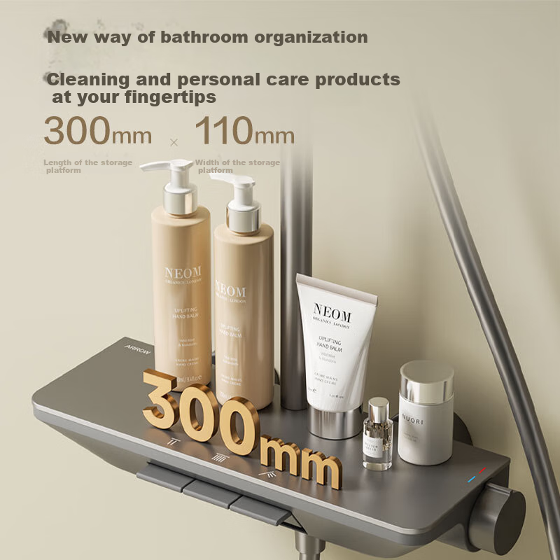 ARROW K150 Shower Head Set - High-Pressure 3-Function