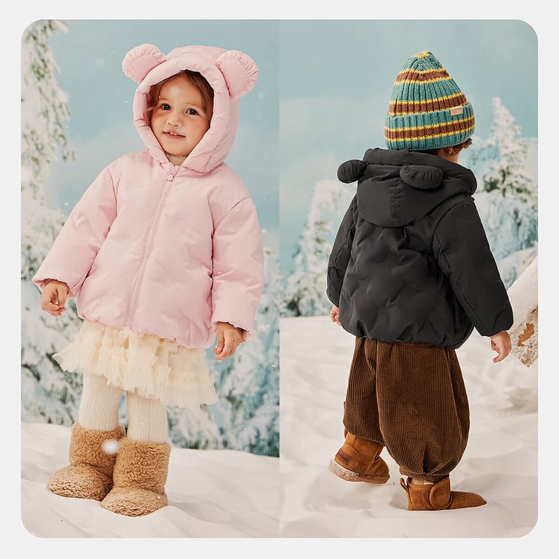 Minibala Kids Hooded Down Jacket