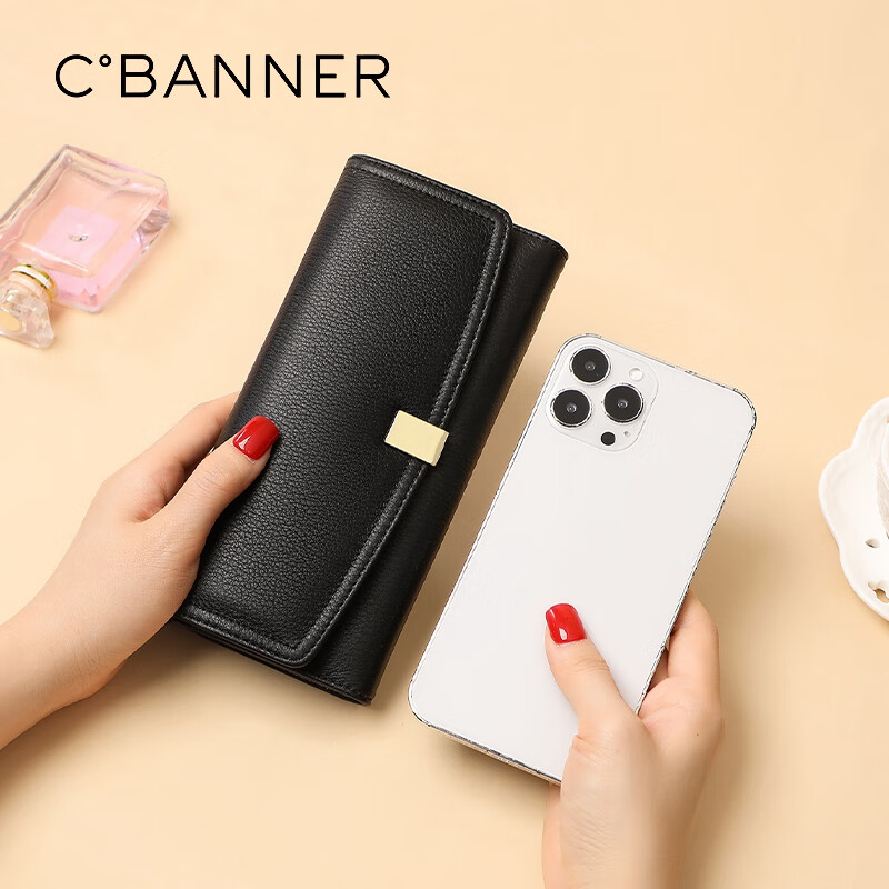 C.BANNER Genuine Leather Wallet for Women