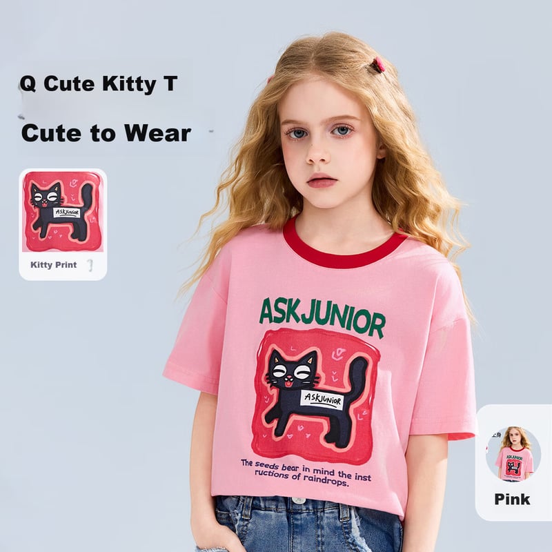 ASK JUNIOR Kids' Cotton T-Shirt