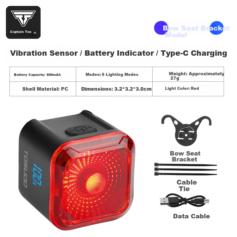 TOSUOD Smart Tail Light for Bikes