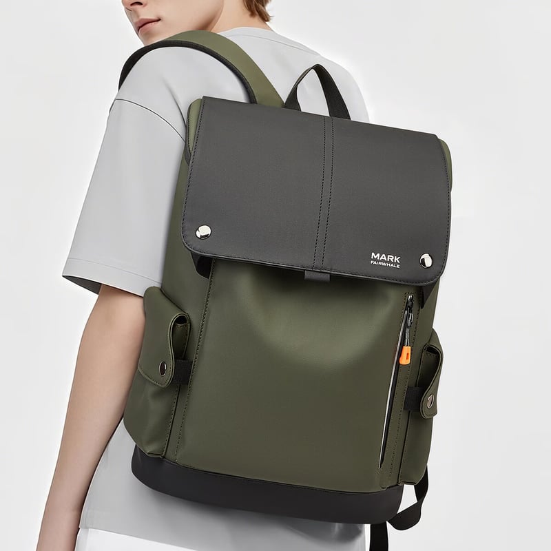 MARK FAIRWHALE Men's 17.3" Premium Luxury Backpack