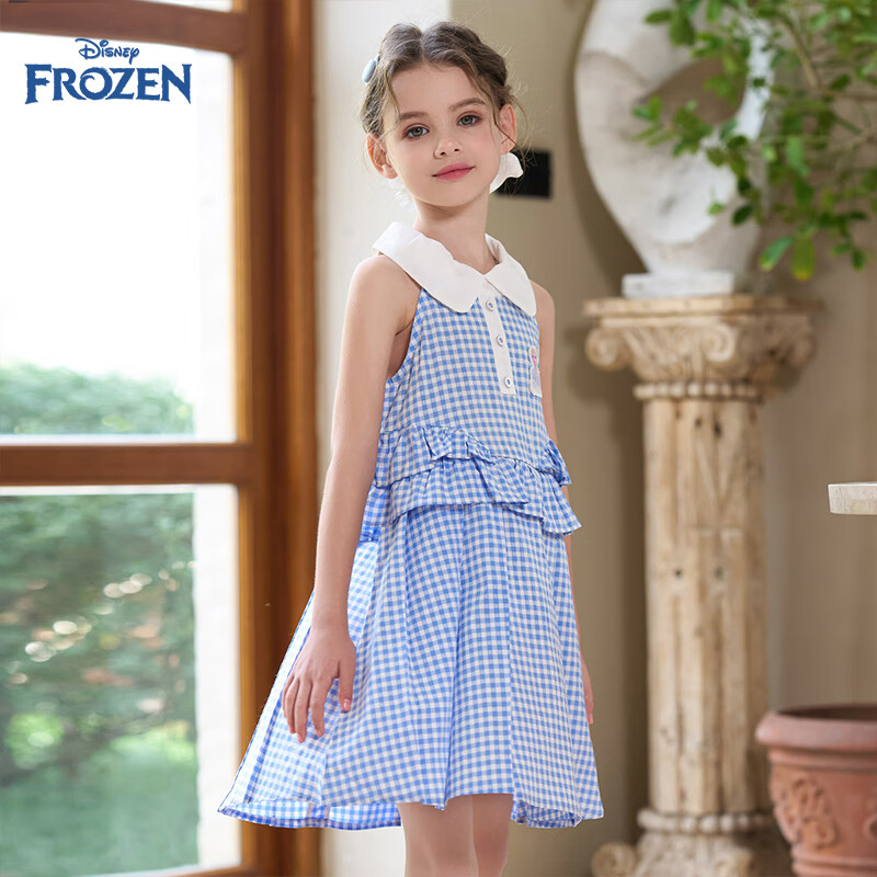 Disney Elsa Princess Dress - Blue Summer Skirt for Girls