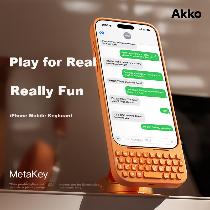 AKKO MetaKey iPhone 17 Pro Max External Keyboard Case