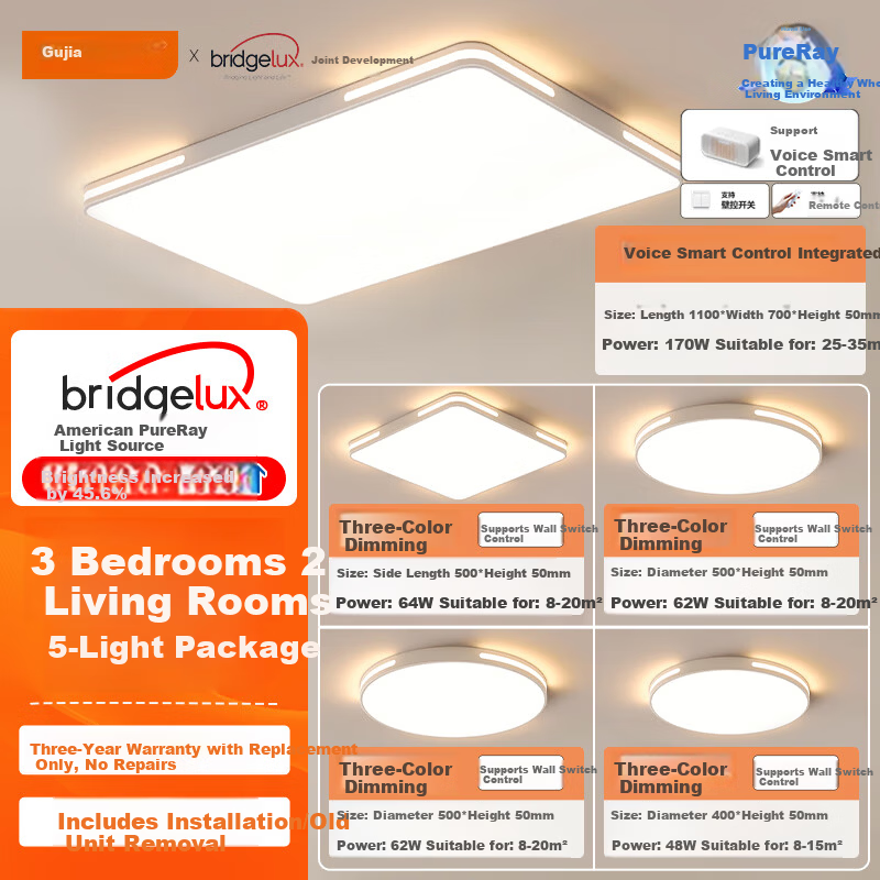 GUJIA Kuka LED Eye Protection Ceiling Light