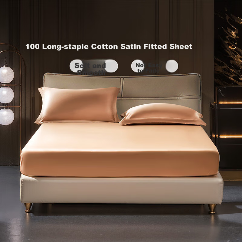 FUANNA Single Bed Sheet - 100-Count Cotton Mattress Protector