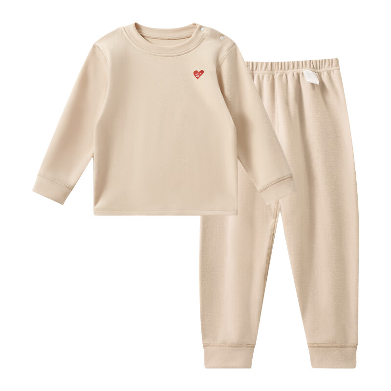 ELLE BABY Kids Thermal Underwear Set Beige
