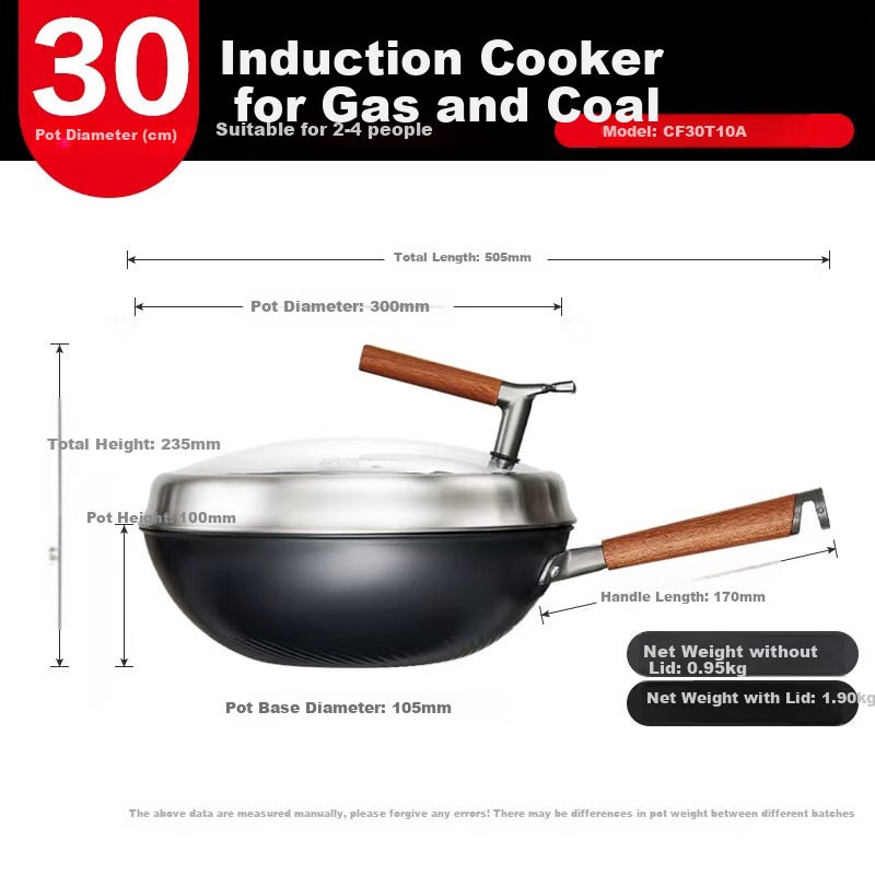ASD Wok Magic Titanium Iron Non-Stick Pan