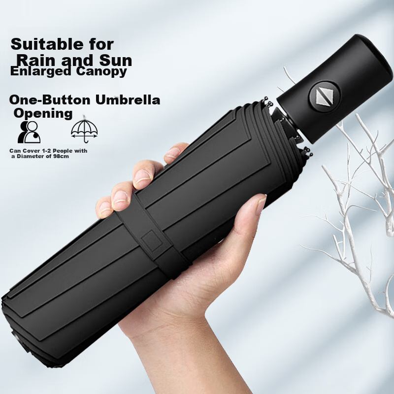 Moli Large 8Rib Automatic Sunshade Umbrella