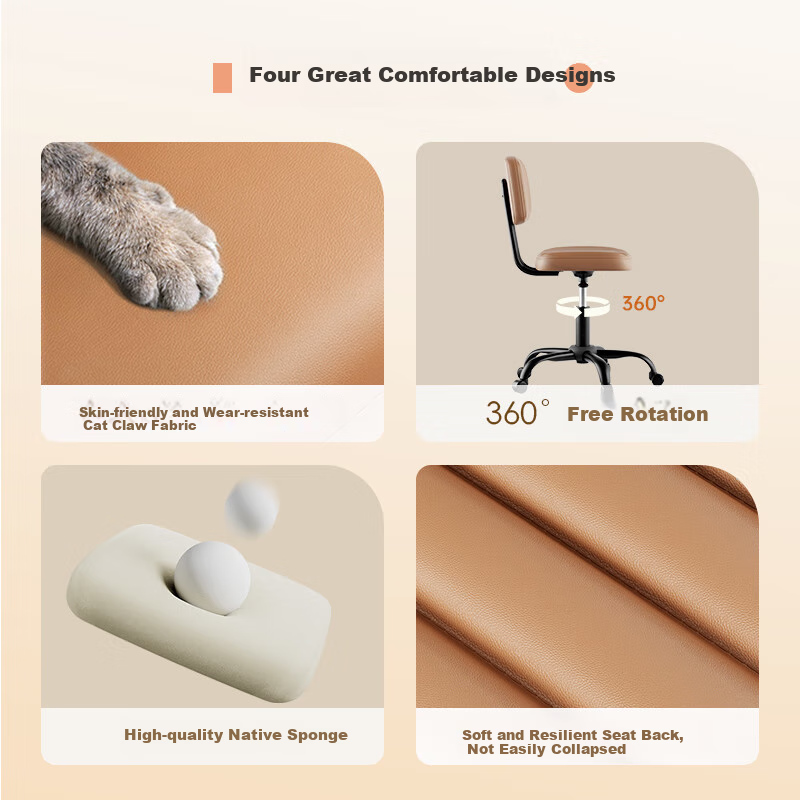 Deli KF305 Lambswool Computer Chair